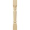Ekena Millwork 5"W x 5"D x 35 1/2"H Legacy Tapered Cabinet Column, Alder COL05X05X35LEAL - alternate 3